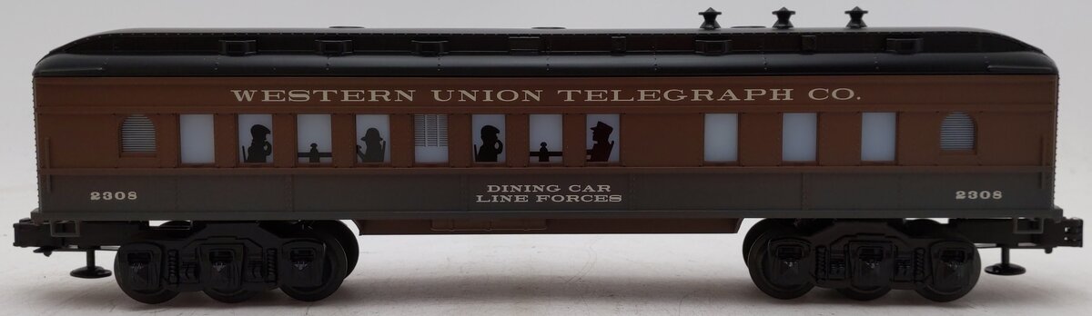 Lionel 6-19685 O Gauge LRRC Western Union Telegraph Co. Dining Car #2308 EX/Box
