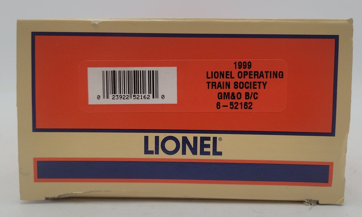 Lionel 6-52162 O Gauge LOTS 1999 Gulf, Mobile & Ohio Boxcar #24580 LN/Box