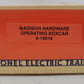 Lionel 6-19816 O Gauge Madison Hardware Operating Boxcar #190991 LN/Box