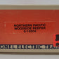 Lionel 6-19504 O Gauge Northern Pacific Woodside Reefer Car #19504 LN/Box