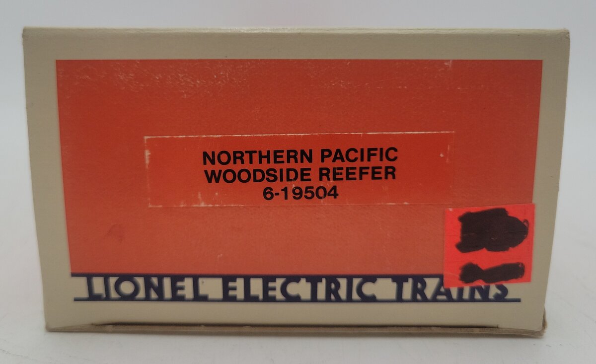 Lionel 6-19504 O Gauge Northern Pacific Woodside Reefer Car #19504 LN/Box