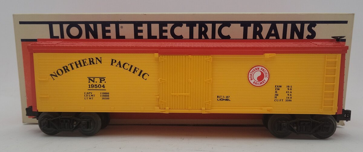 Lionel 6-19504 O Gauge Northern Pacific Woodside Reefer Car #19504 LN/Box