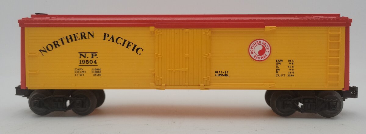 Lionel 6-19504 O Gauge Northern Pacific Woodside Reefer Car #19504 LN/Box