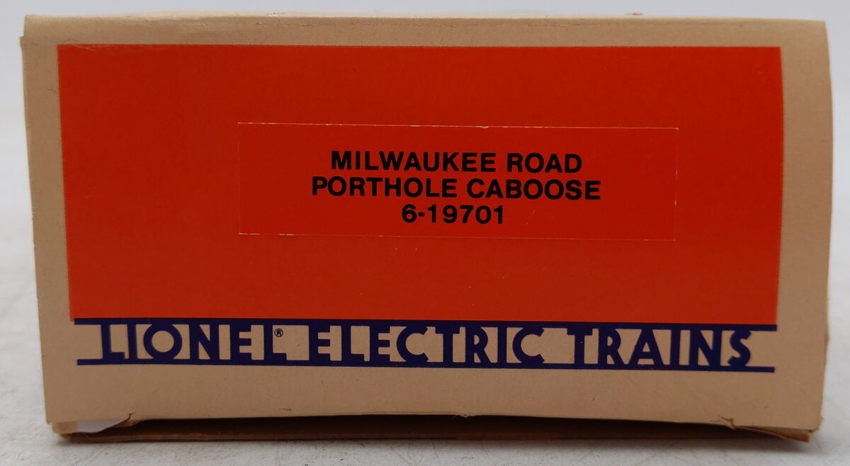 Lionel 6-19701 O Gauge Milwaukee Road N5C Porthole Caboose #19701 EX/Box