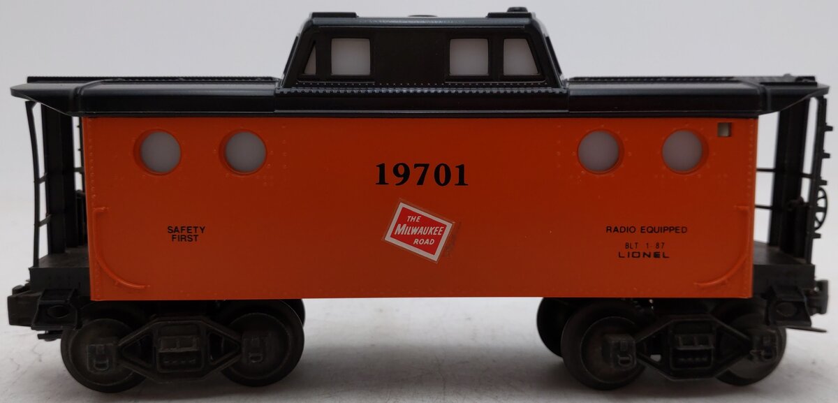 Lionel 6-19701 O Gauge Milwaukee Road N5C Porthole Caboose #19701 EX/Box