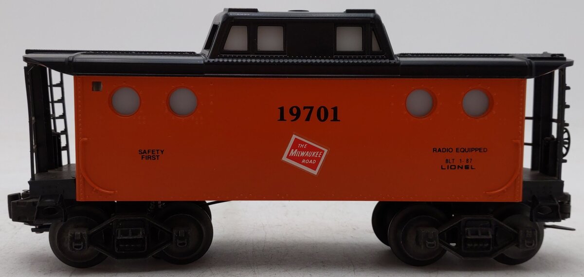 Lionel 6-19701 O Gauge Milwaukee Road N5C Porthole Caboose #19701 EX/Box