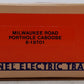 Lionel 6-19701 O Gauge Milwaukee Road N5C Porthole Caboose #19701 EX/Box