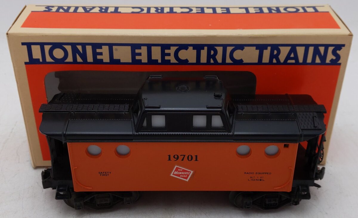 Lionel 6-19701 O Gauge Milwaukee Road N5C Porthole Caboose #19701 EX/Box