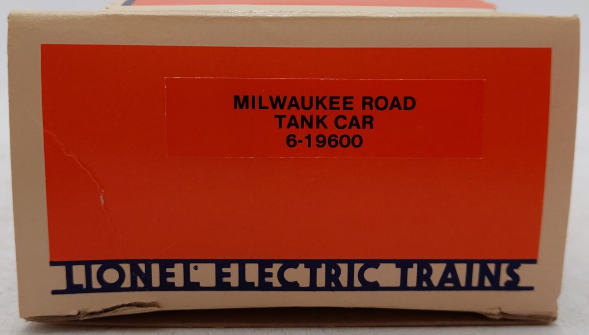 Lionel 6-19600 O Gauge Milwaukee Road Single Dome Tank Car #19600 EX/Box