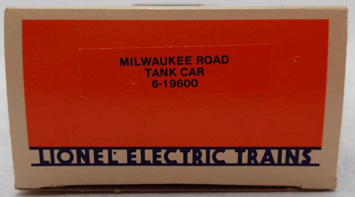 Lionel 6-19600 O Gauge Milwaukee Road Single Dome Tank Car #19600 EX/Box