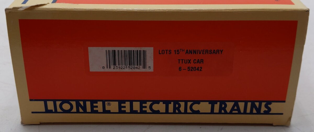Lionel 6-52042 Burlington Northern TTUX Flatcars with Trailers EX/Box