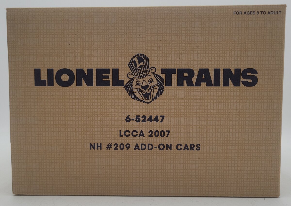 Lionel 6-52447 LCCA New Haven Alco Non-Powered B-Unit/Pass. Add-On Set LN/Box