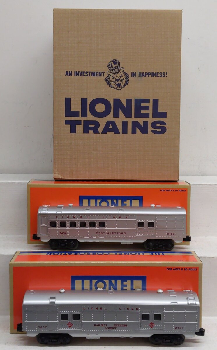 Lionel 6-52447 LCCA New Haven Alco Non-Powered B-Unit/Pass. Add-On Set LN/Box