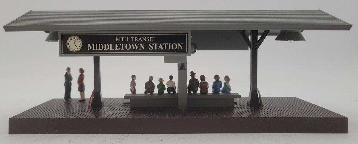 MTH 30-9107 O Middletown Operating Station Platform w/Gray Roof LN/Box