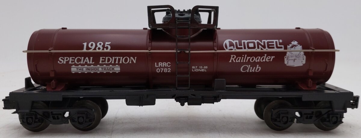 Lionel 6-782 O Gauge Lionel RR Club Tank Car EX/Box