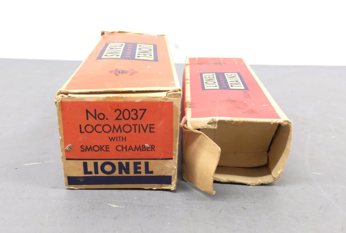 Lionel 2037 Vintage O 2-6-4 Die-Cast Steam Locomotive w/ 2046W Tender VG/Box