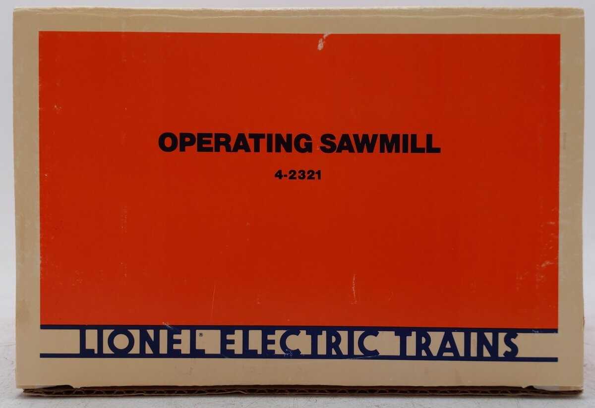 Lionel 4-2321 O Gauge Operating Sawmill VG/Box
