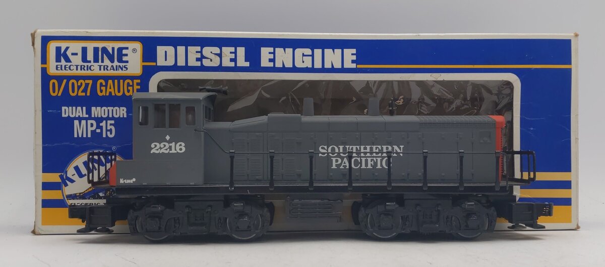K-Line K2216 O Southern Pacific MP-15 Diesel Switcher #2216 EX/Box