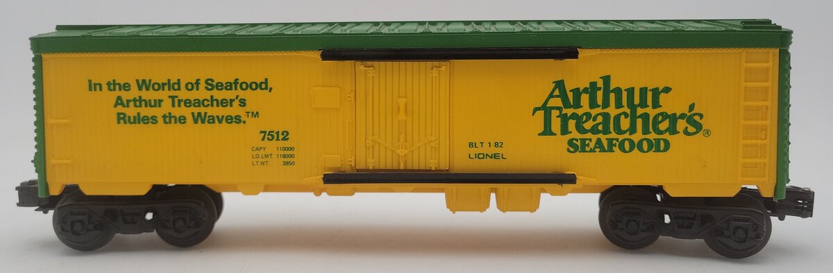 Lionel 6-7512 O Gauge Arthur Treacher's Refrigerator Car #7512 EX