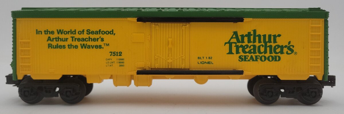 Lionel 6-7512 O Gauge Arthur Treacher's Refrigerator Car #7512 EX