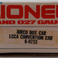 Lionel 6-9733 O Gauge Airco LCCA Boxcar with Tank EX/Box