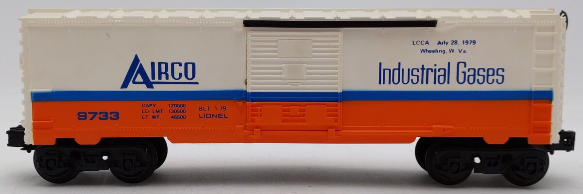 Lionel 6-9733 O Gauge Airco LCCA Boxcar with Tank EX/Box