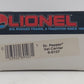 Lionel 6-9107 O Gauge Dr. Pepper Vat Carrier #9107 LN/Box