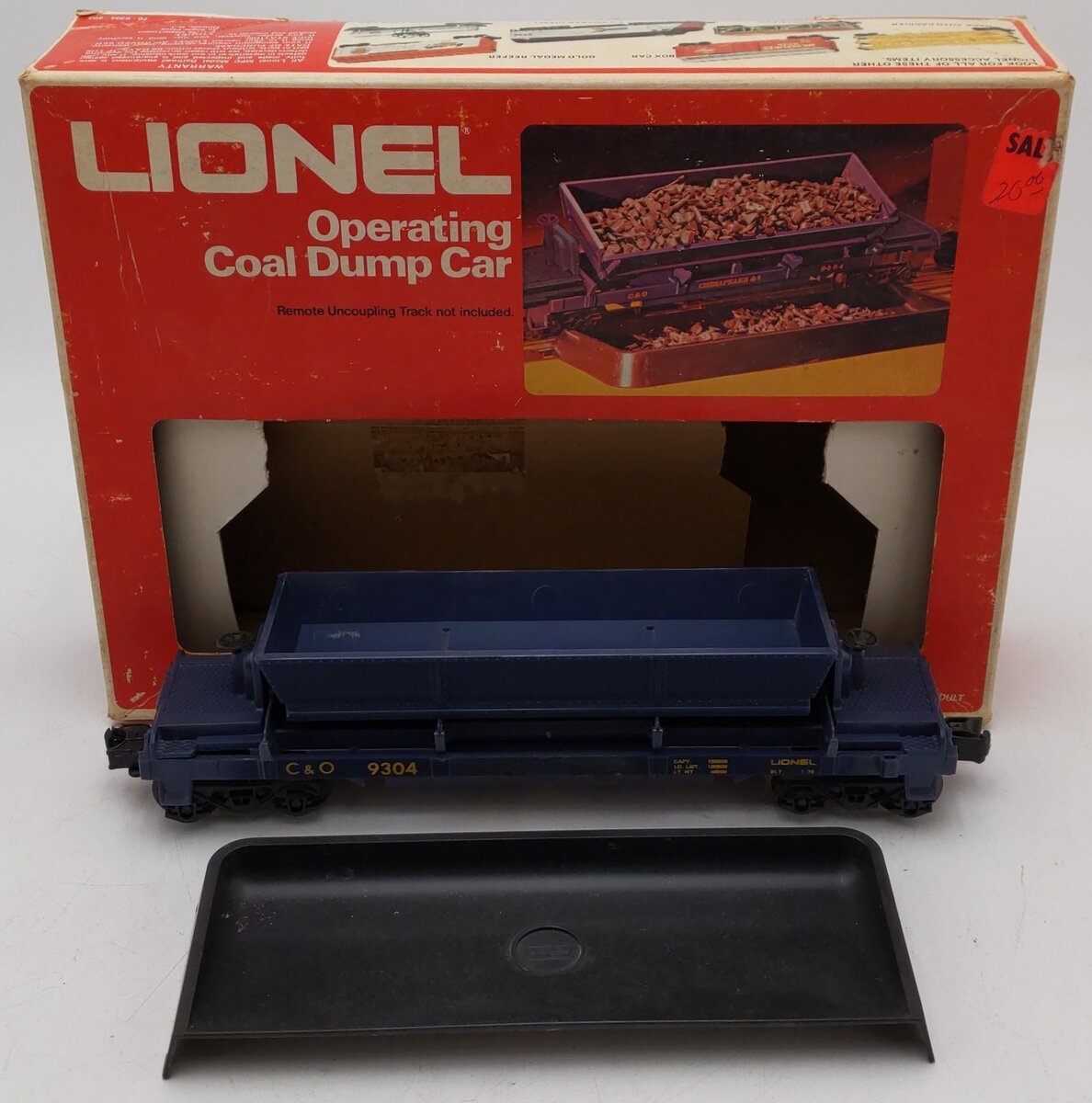 Lionel 6-9304 O Gauge Chesapeake & Ohio Operating Ore Dump Car EX/Box