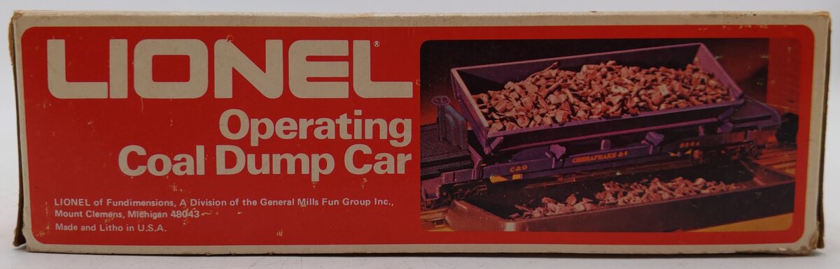 Lionel 6-9304 O Gauge Chesapeake & Ohio Operating Ore Dump Car EX/Box