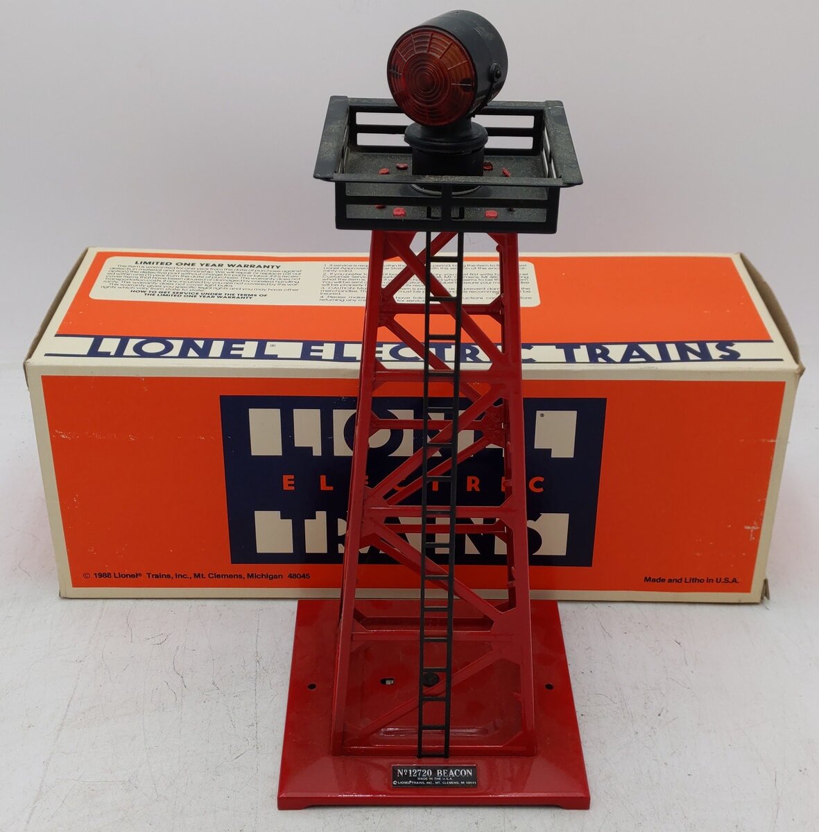 Lionel 6-12720 O Operating Beacon Rotary Light EX/Box