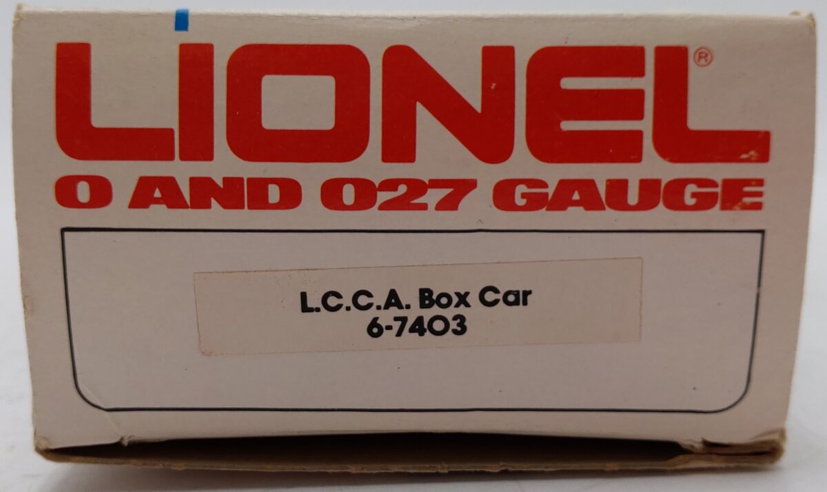 Lionel 6-7403 O Gauge L.C.C.A 1984 LNAC Boxcar EX/Box