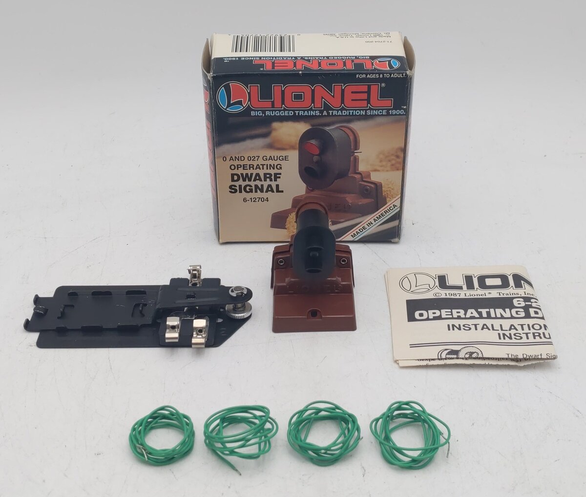 Lionel 6-12704 O and 027 Operating Dwarf Signal From 1988-1993 EX/Box