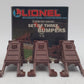 Lionel 6-12717 O and 027 Gauge Authentic Track Bumpers (Set of 3) LN/Box