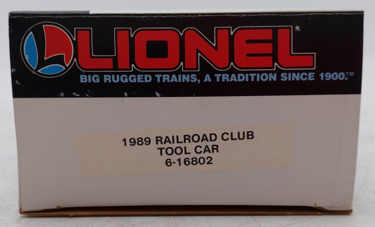 Lionel 6-16802 O Gauge Lionel Railroader Club Tool Car #16802 EX/Box