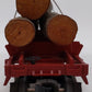 Lionel 6-59629 O Gauge MILW Flat Car w/ Logs EX/Box