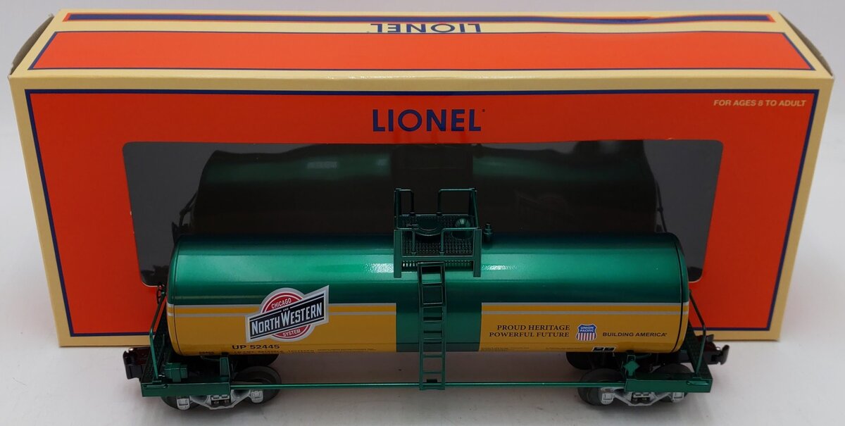 Lionel 6-52455 O Gauge LCCA CNW Heritage Unibody Tank Car #52445 EX/Box