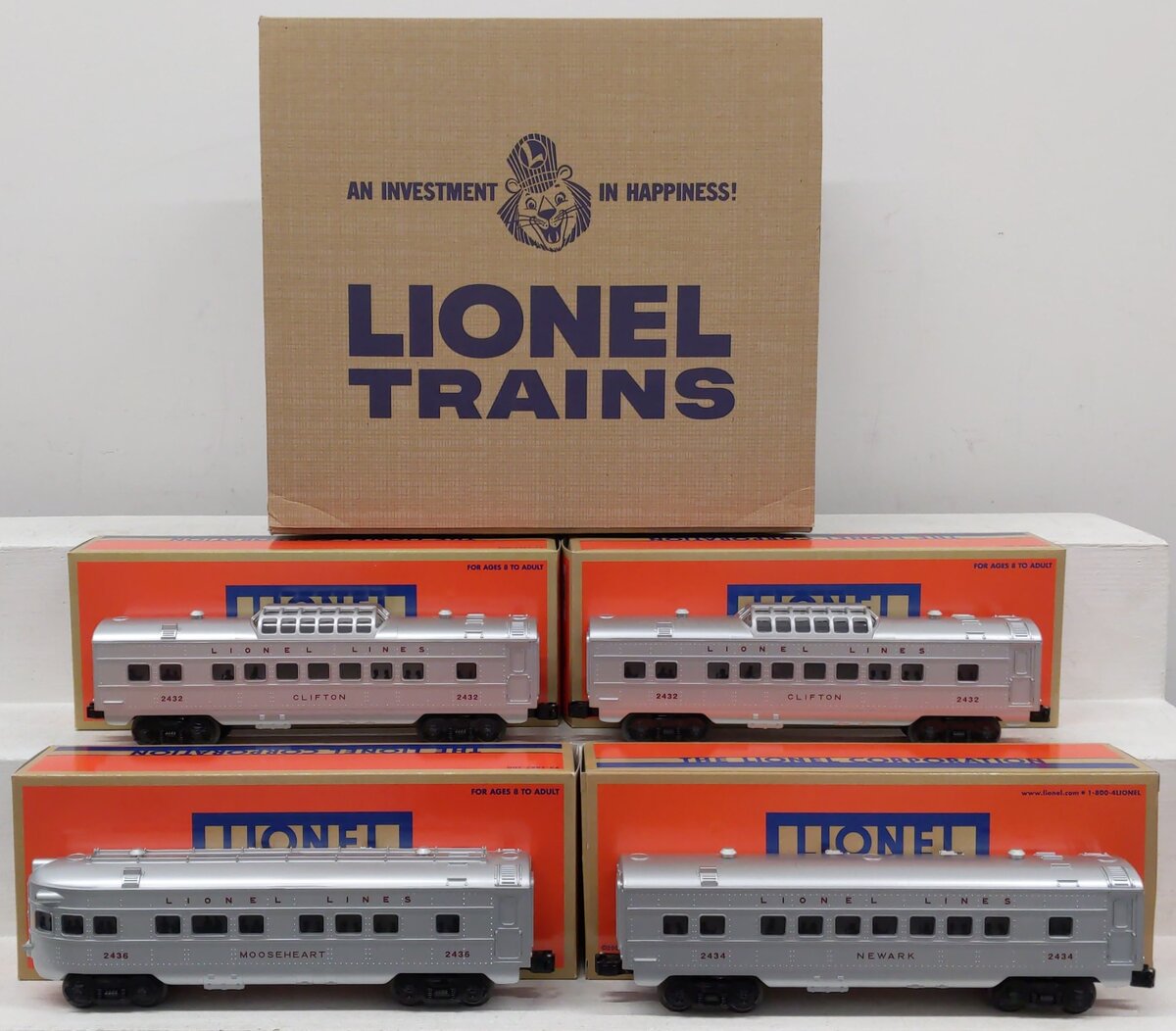 Lionel 6-52423 New Haven Alco O Gauge Diesel Passenger Train Set with TMCC LN/Box