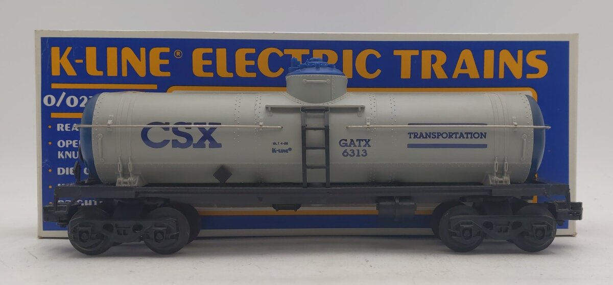 K-Line K6313 O Gauge CSX Single Dome Tank Car LN/Box