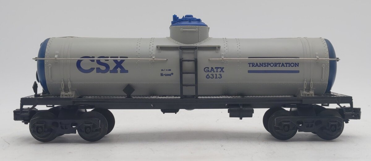 K-Line K6313 O Gauge CSX Single Dome Tank Car LN/Box