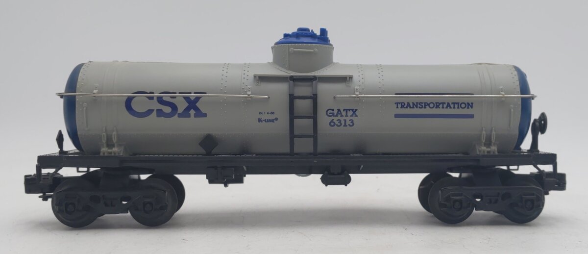 K-Line K6313 O Gauge CSX Single Dome Tank Car LN/Box