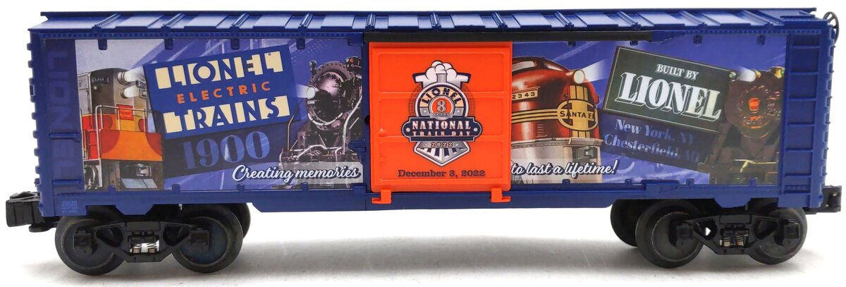 Lionel 2228520 O 2022 National Lionel Train Day 3-Rail Boxcar EX/Box
