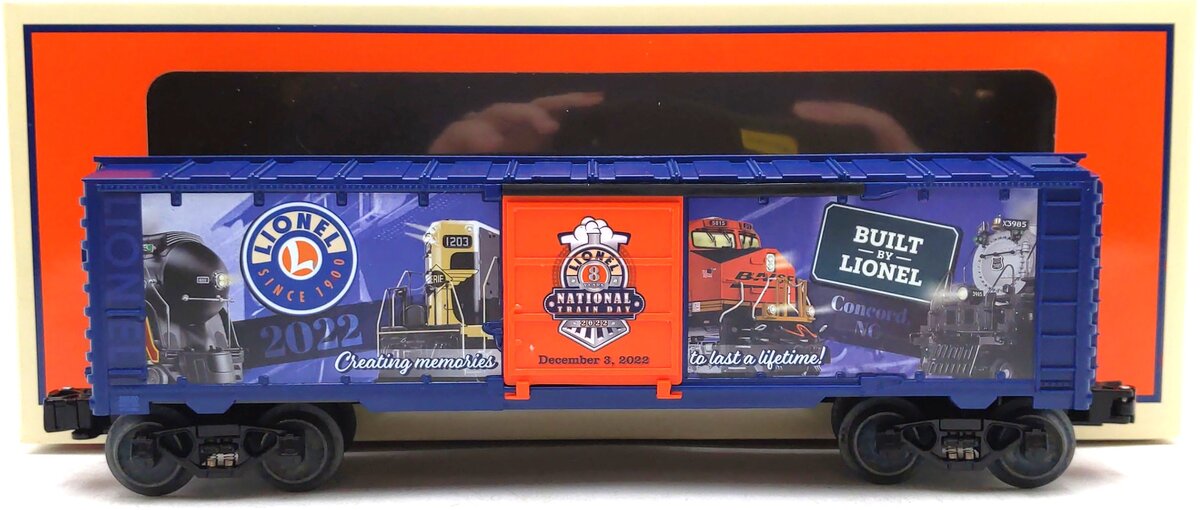 Lionel 2228520 O 2022 National Lionel Train Day 3-Rail Boxcar EX/Box