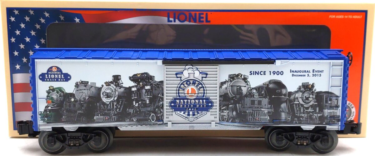 Lionel 6-83497 O 2015 National Train Day Boxcar LN/Box