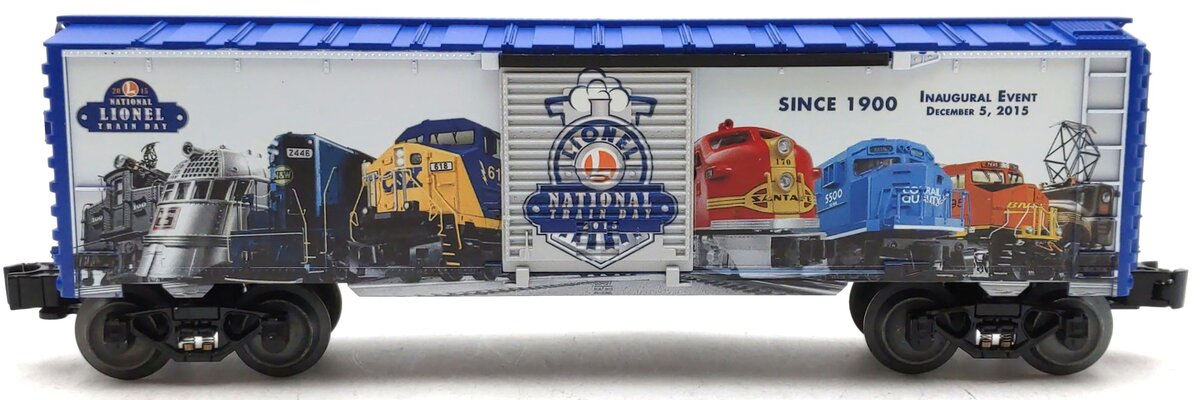 Lionel 6-83497 O 2015 National Train Day Boxcar LN/Box
