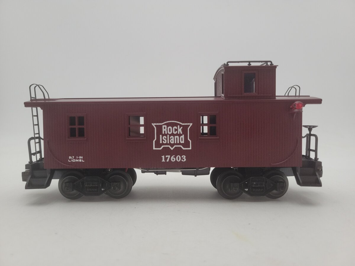 Lionel 6-17603 O Gauge Rock Island Woodside Caboose #17603 EX/Box