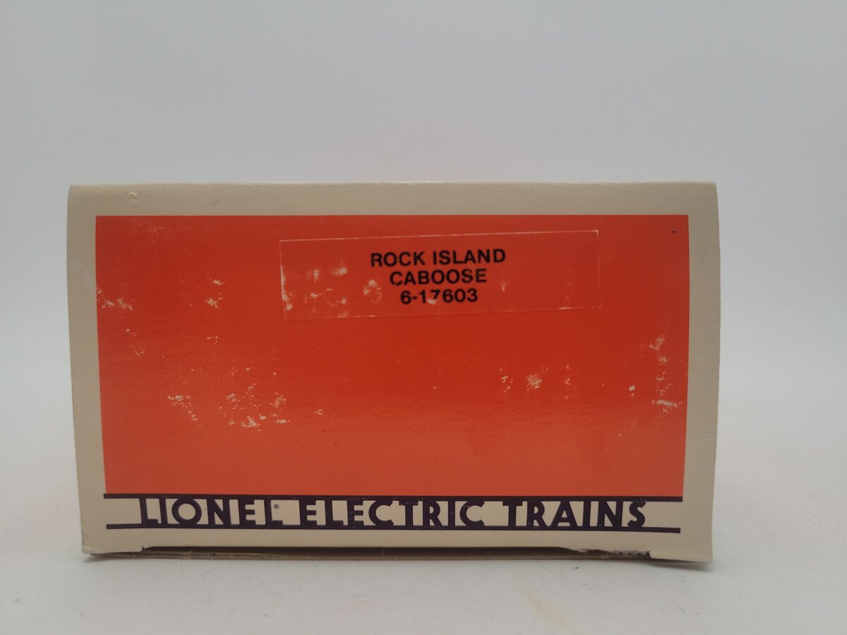 Lionel 6-17603 O Gauge Rock Island Woodside Caboose #17603 EX/Box