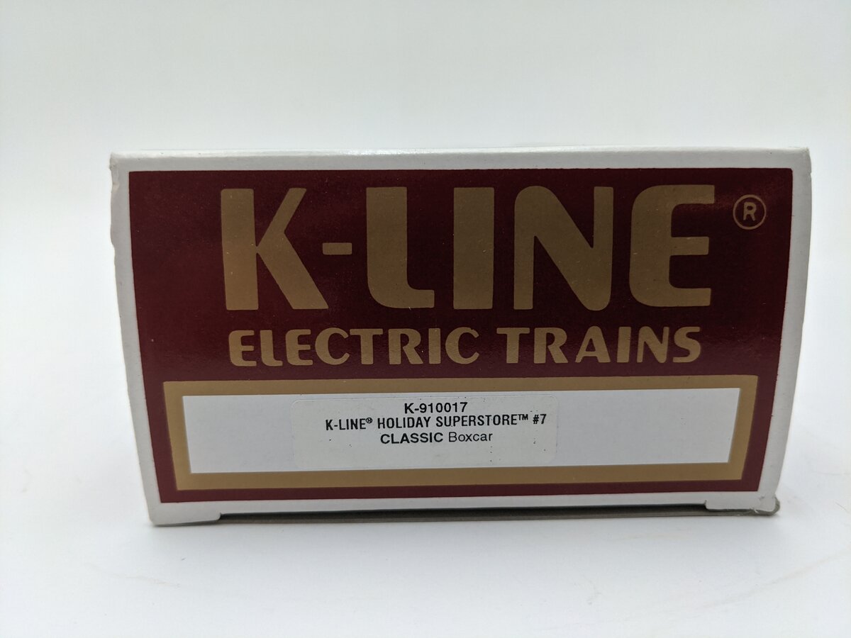 K-Line K910017 Holiday Superstore #7 Classic Boxcar LN/Box