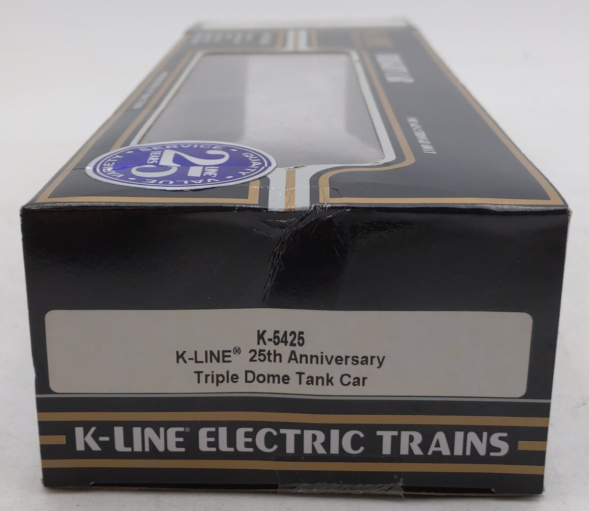K-Line K5425 O Gauge 25th Anniversary Pennsylvania Salt Triple Dome Tank Car LN/Box