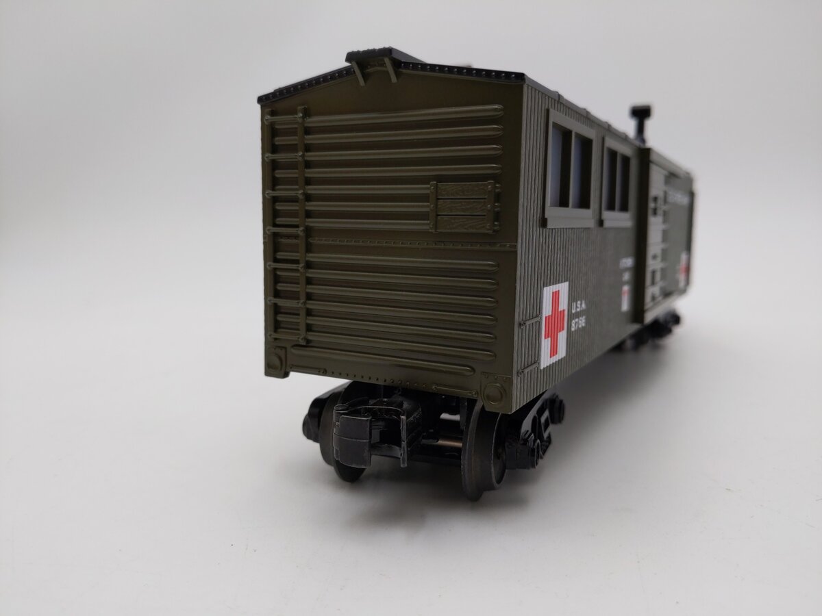 MTH 30-79635 O Gauge U.S. Army Kitchen Car #8766 LN/Box