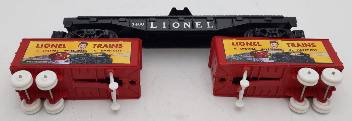 Lionel 6-29460 O Gauge Archive Collection Flatcar w/Trailers #3460 NIB